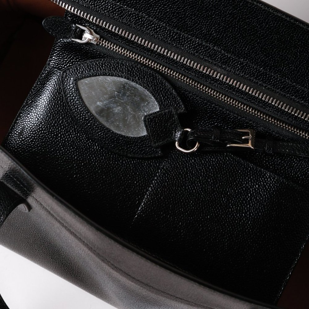 Alaia Black Pebbled Leather Tote - Picture 7 of 9
